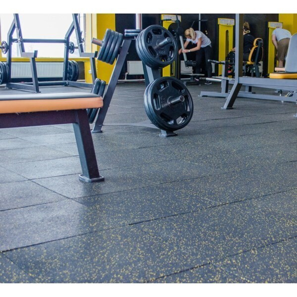 Резиновая плитка Sgm SportРlit Space 30%, плотность 900 25 мм до 10м2
