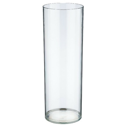 Вазон "Round" (пластик) D12xH35см (Прозрачный)
