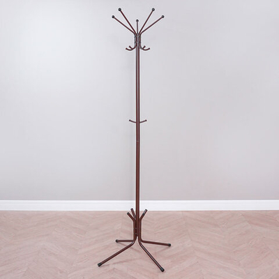 Вешалка напольная "Луч 5" коричневая