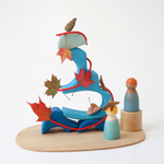 Деревянный сюжетный игровой набор "У воды"