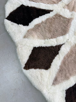 Ковер шкура натуральная овчина меховой