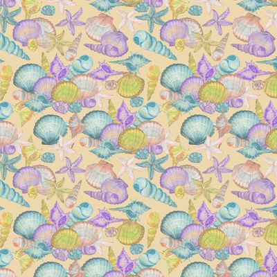 Блестящие морские ракушки