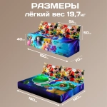 Бескаркасный диван кровать раскладной "Братья Марио"