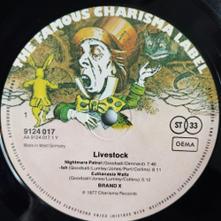 Винтажная виниловая пластинка LP Brand X Livestock (Germany 1977)