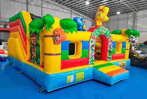 Коммерческий надувной батут «Сафари-экскурсия 2», 5x5x2.8 м.