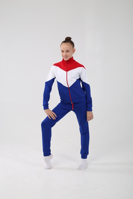 Спортивный костюм Россия (ярко-синий, именной)