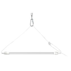 Светильник для растений, фитолампа светодиодная линейная ЭРА FITO-9W-Rа90-Т8+FITO-Holder IP65 2хG13 с выключателем, 1.5м | Линейные фито светильники