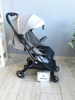 Коляска прогул.ONYX (2кол.(14см)2кол.(15,5см)) (INDIGO) (бежевый)