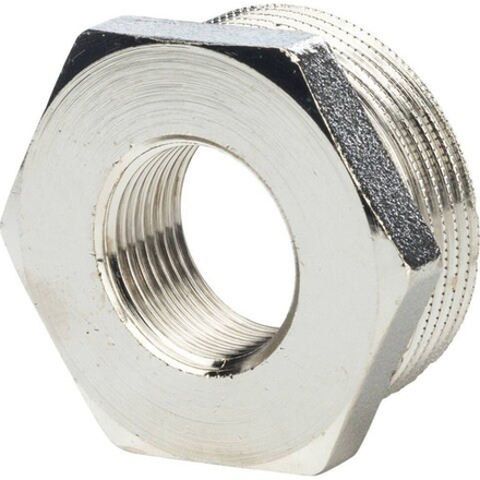 Футорка никелированная 1"X1/2" STOUT