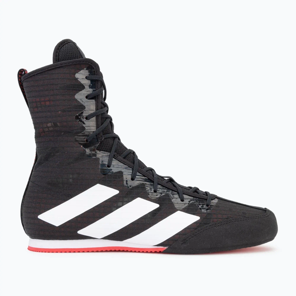 Боксёрки Adidas Box Hog 4 core black/cloud white/pure ruby