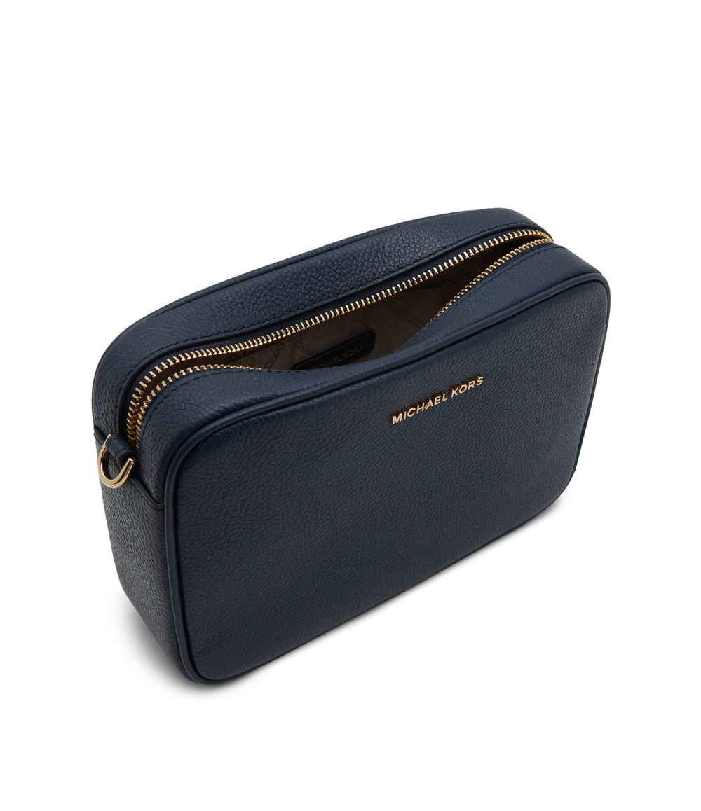 Кожаная сумка-мессенджер Ginny Michael Kors - темно-синий(32F7GGNM8L)