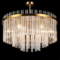 Люстра на штанге ILLUMICO  IL0124-9C-79 COP