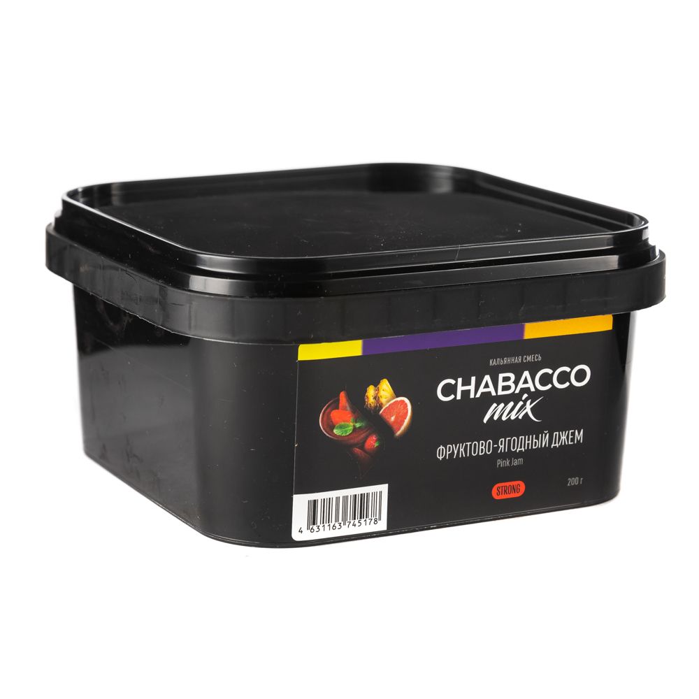 М. Кальянная смесь Chabacco Mix Pink jam (Фруктово-ягодный джем) 200 г