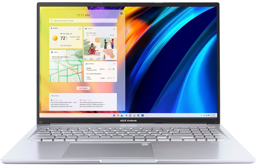 Ноутбук  ASUS X1605VA-MB688 16 ", Core i7, 16 Гб RAM, 1 Тб SSD, Iris Xe Graphics, Серебристый