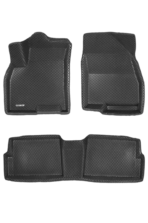 Коврики салона для CHERY Tiggo 7 PRO (2019-) Euromat 3D EVA черные Арт EM3DEVA-001421