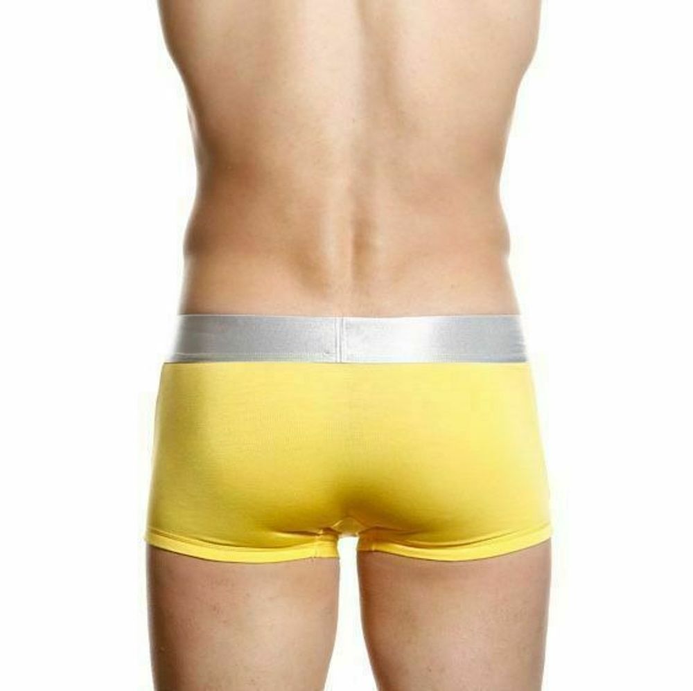 Мужские трусы боксеры Calvin Klein Boxer Steel Yellow Grey