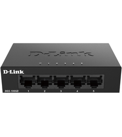 D-Link Unmanaged Switch 5x1000Base-T, metal case
