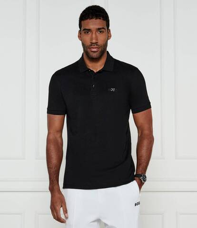Поло Paddy Mirror BOSS GREEN - черный(50550887)