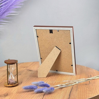 Фоторамка пластиковая 15х21 см, медный, без фактуры, арт. 1521.683813