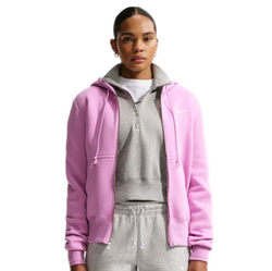 Женская Кофта теннисная Nike Sportswear Phoenix Fleece - light magenta/sail