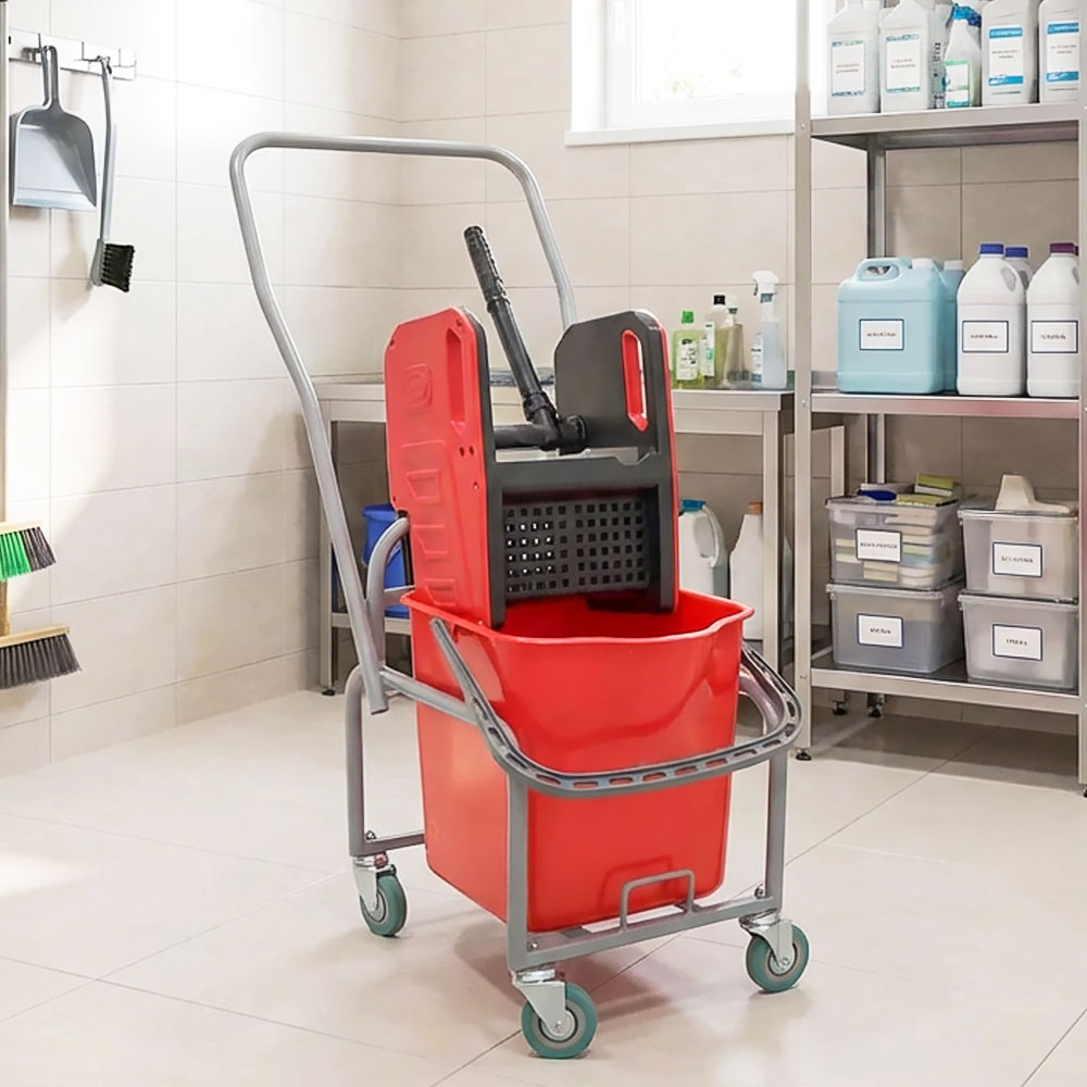 Тележка уборочная 1*25л с отжимом