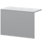 Накладка для стойки А-652 Серый 810x380x560 Ресепшн