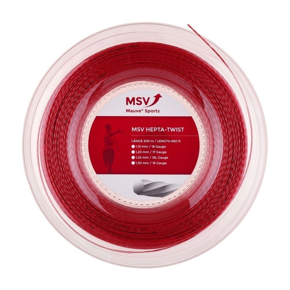 Струны для тенниса MSV HEPTA TWIST Бобины 200 м