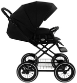 Детская коляска Roan Bass Next Classic Кожа d12 2 в 1 RCL300/1 Black