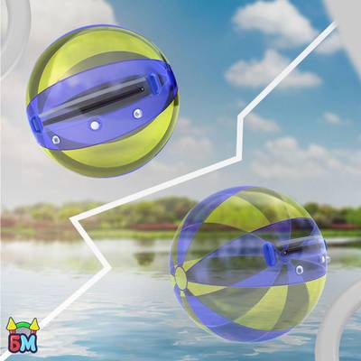 Аттракцион Водный шар ПВХ «Желто-голубой» 2*2*2 м