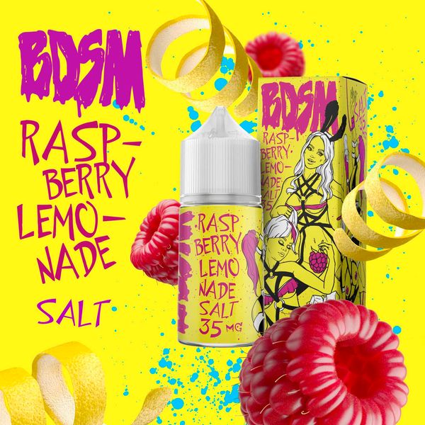 Купить Жидкость BDSM Salt 30 мл - Raspberry Lemonade