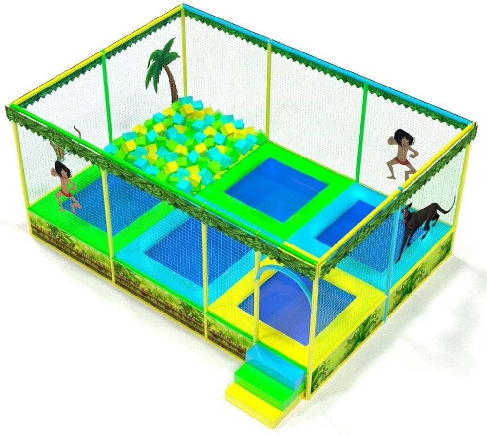 Батутный комплекс "Джунгли" (6.5х4.5х3.50м)