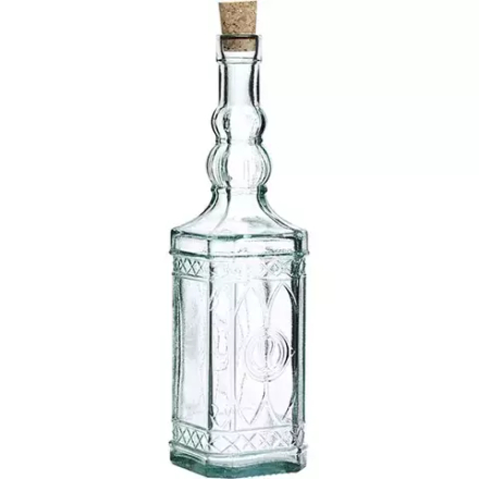 Бутылка с пробкой стекло 0,5л прозр