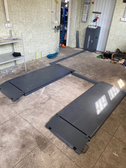 WDK-505X Подъемник ножничный слесарный 3,5 тонны, 380В