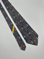 Галстук синий Salvatore Ferragamo