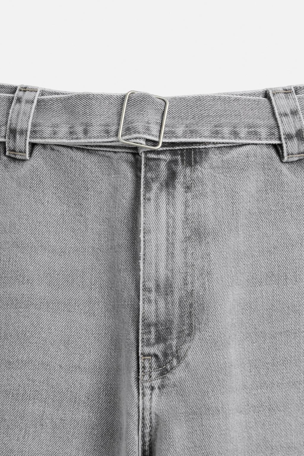 Джинсы relaxed fit с поясом
