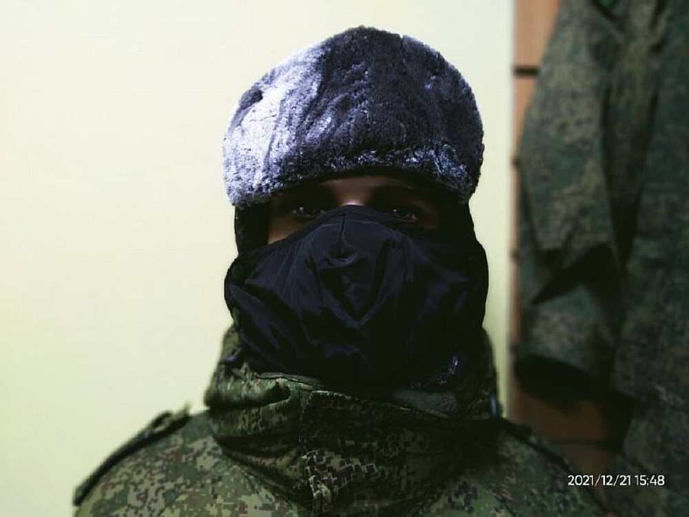 Шапка ушанка с маской