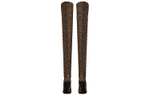 SAINT LAURENT 68 PYTHON Over the knee Boots Women"s Beige
