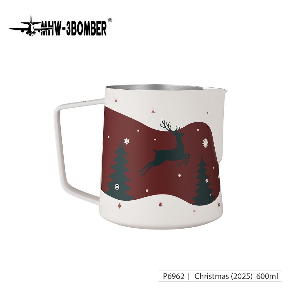 MHW-3BOMBER Latte Art Pitcher 5.0 600 ml (Christmas Edition)