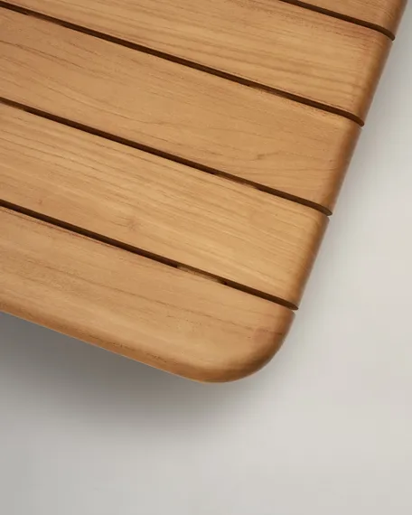 Журнальный столик Turqueta из массива тика, 140x70 см