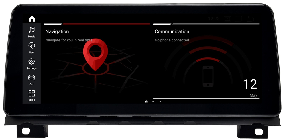 Магнитола BMW 7-серия (F01/F02) 2009-2012 CIC - Radiola RDL-1257 монитор 12.3" на Android 13, 8Гб+128Гб, CarPlay, 4G SIM-слот