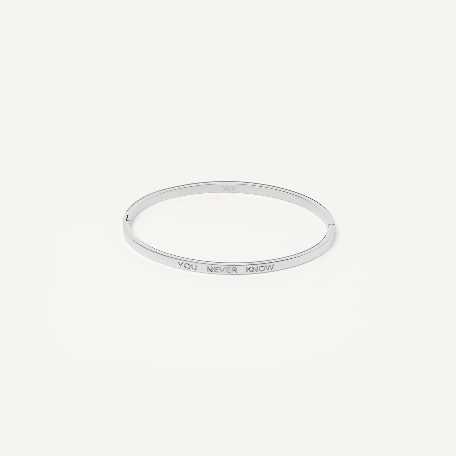 Тонкий Браслет You Never Know – If You Never Try (Ты никогда не узнаешь – Если не попробуешь)