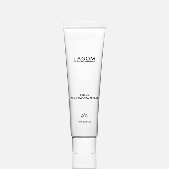 Успокаивающий крем с центеллой LAGOM Cellus Sensitive Cica Cream 60 мл.