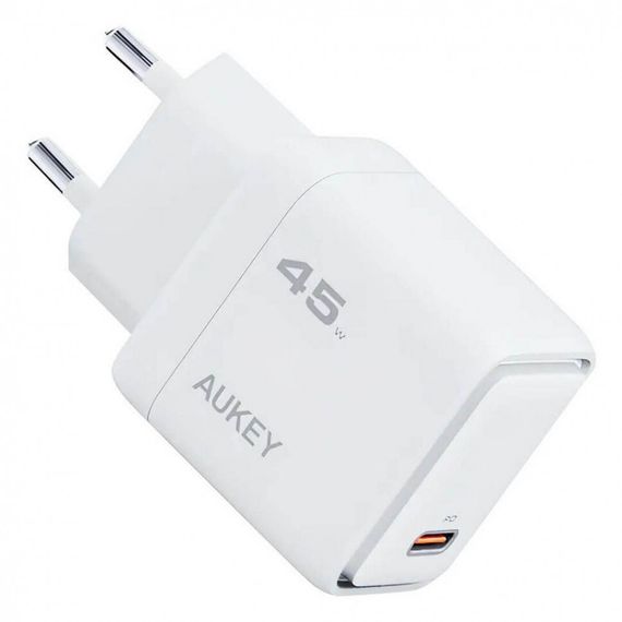 Cетевое зарядное устройство Aukey Comet 45W (AWC-PA-C2) White