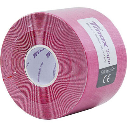 Тейп кинезиологический Tmax Extra Sticky Pink 5см х 5м