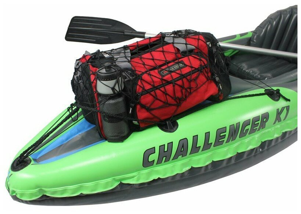 Каяк INTEX CHALLENGER К1, 68305, коричневый, синий