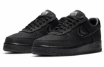 Кроссовки Stussy X Nike Air Force 1 Low "Triple Black"