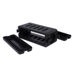 Ударопрочный пластиковый Рэковый кейс 3 юнита KZCASE@RACK3US