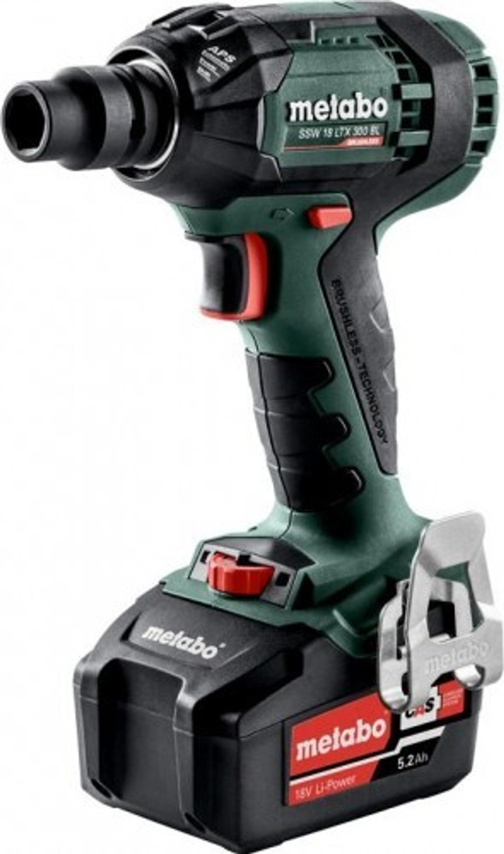 Гайковерт аккумуляторный METABO SSW 18 LTX 2х5,2 300 BL ударный, бесщеточный 602395650