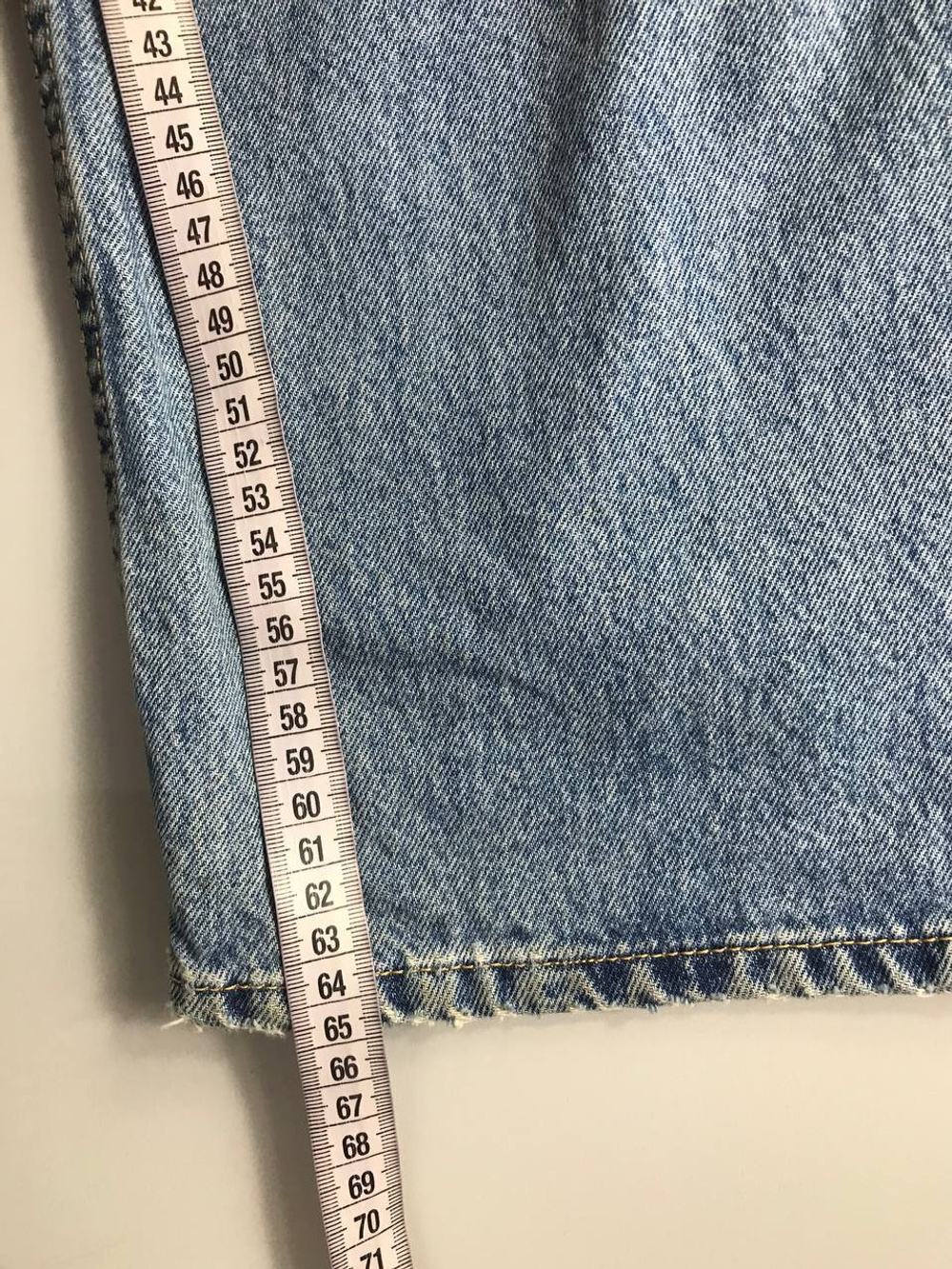 Джинсы Zara широкие, маркировка 36, визуально на 42 размер