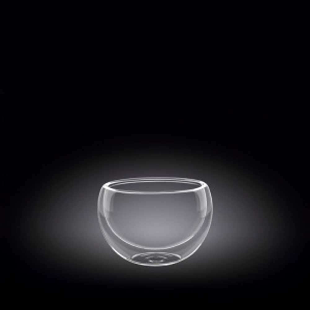 Соусник 80 мл. d=55 мм. с дв. стенками Thermo Glass Wilmax (57618)